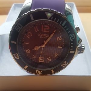 Kyboe Silver Series 48mm Watch.NWT